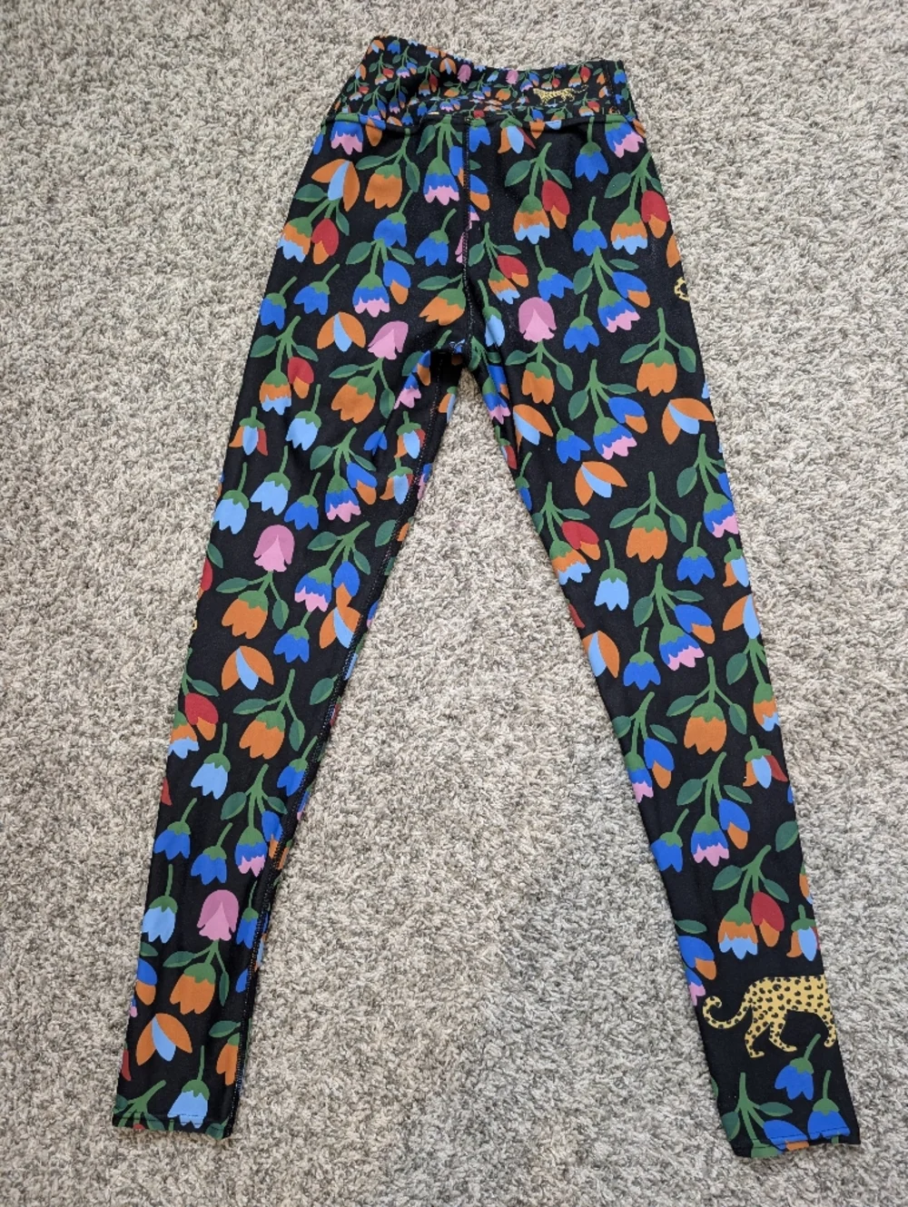 💘 Jessie Zhao New York | HIGH WAIST YOGA LEGGINGS IN JUNGLE NIGHT - Picture 5 of 7